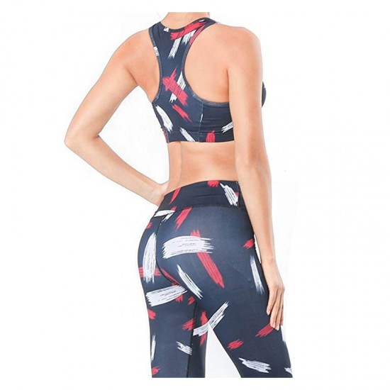 Women Color Print Yoga Set